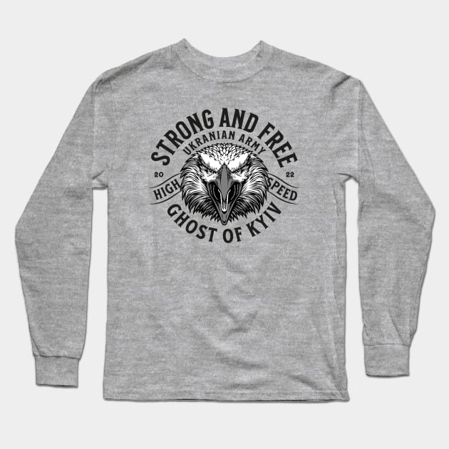 Strong and Free Long Sleeve T-Shirt by Yurko_shop